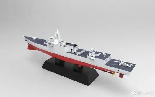行云055大型驱逐舰12000模型设计