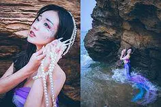 影集美人鱼鱼尾服装美女蛇妖精