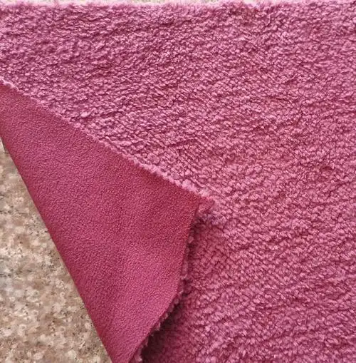 高品质190gsm羊绒面料粘合150gsm摇粒绒面料 - buy sherpa fleece