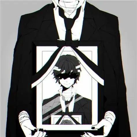 死亡头像图片男生动漫高清 男生头像悲伤绝望动漫