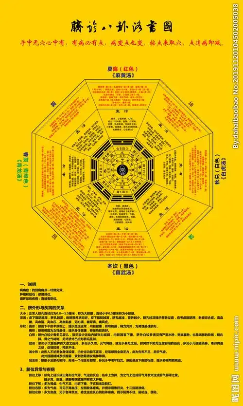 脐诊八卦洛书图图片