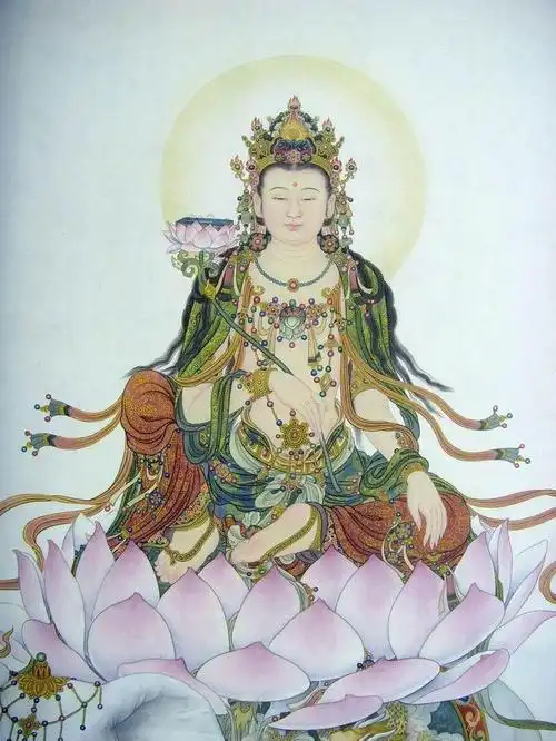 珍贵大势至菩萨造像