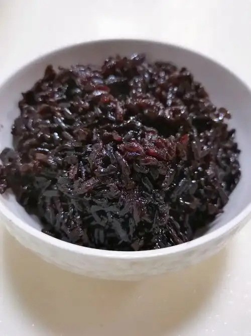 甜黑米糯米饭
