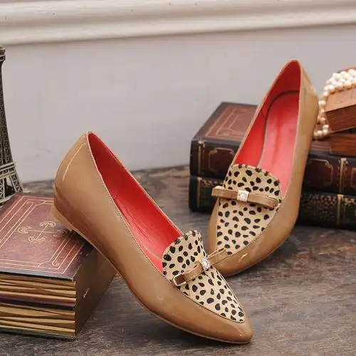 【2014春秋新款真皮休闲女鞋全皮坡跟马毛女单鞋皮鞋批发】价格,批发