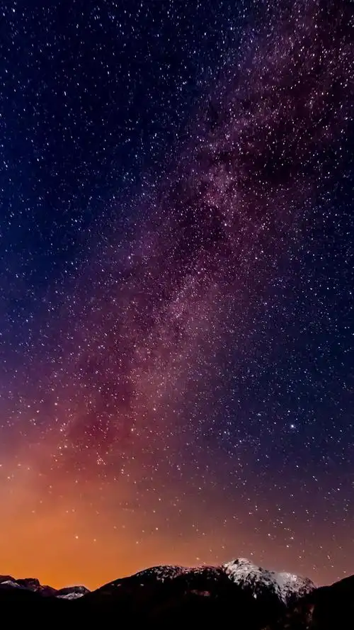 璀璨迷人的星空夜晚