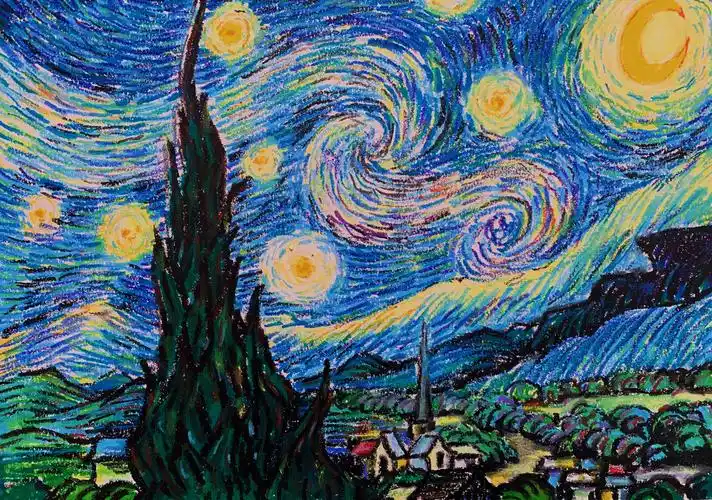 【美术微课教学】梵高的《星空》