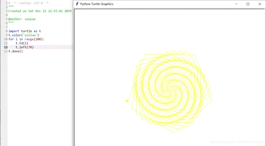 python6行代码画花