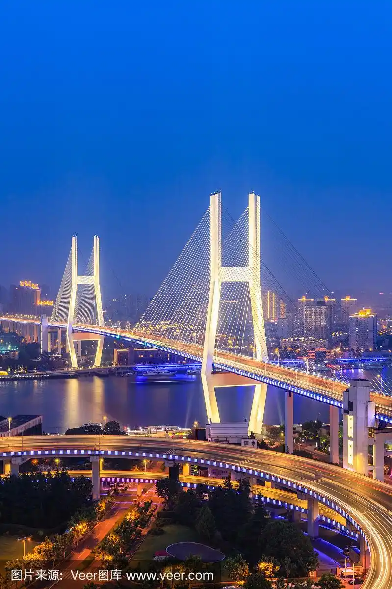 南浦大桥,横越,黄浦江,上海,自然美