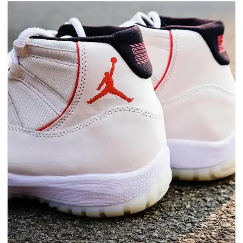 【现货】 air jordan 11 乔十一男子飞人篮球鞋378037-0 378037-016奶