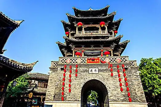 台儿庄运河古城城楼