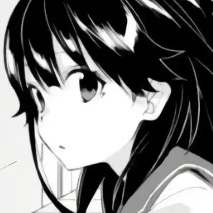 漫画黑白头像女可爱二次元卡通图片,可爱又软萌_女生动漫头像_头像屋