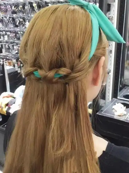 森系甜美披肩发,教你扎出少女感