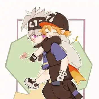 搬_凹凸世界瑞金金格瑞日系q版同人绘画作品