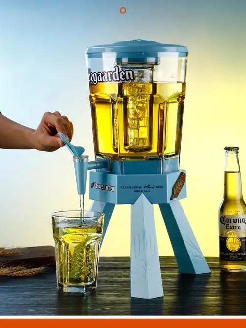 福佳白酒炮酒吧专用 扎啤酒炮 可乐桶欧式酒塔酒柱创意扎啤桶3升