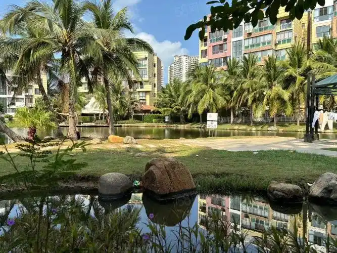 椰景蓝岸电梯两房高楼层拎包住三亚市白鹭公园旁看房方便