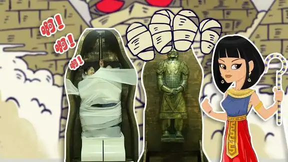 石像密室大逃脱答题失败就会被裹成木乃伊