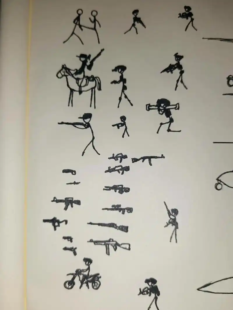 火柴人的部分武器和载具