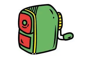 小学生卷笔刀简笔画画削笔刀的简笔画卷笔刀的简笔画文具削笔刀简笔画