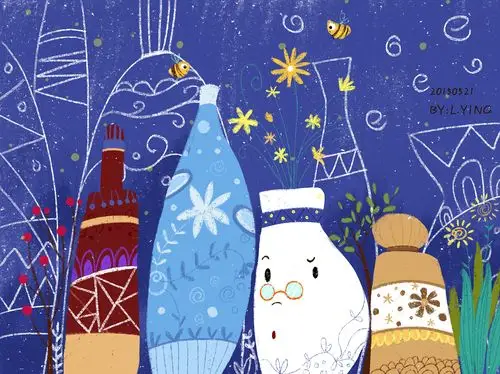 奇怪的瓶子|插画|商业插画|画画的小黑手 - 原创作品 - 站酷 (zcool)