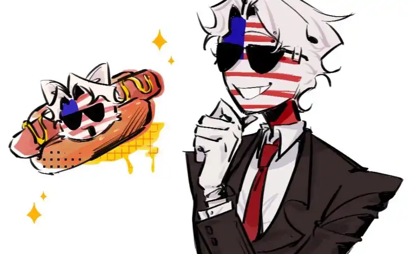 【countryhumans/美】hot dog 猫猫