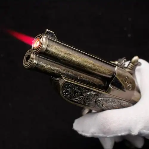 北欧轻奢风火绳洋枪复古火铳燧发枪军工艺装饰品模型火枪摆件火枪款