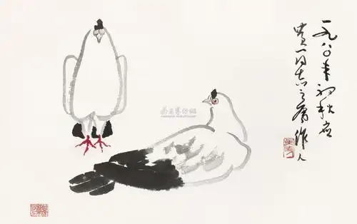 【鸽子】拍卖品_图片_价格_鉴赏_绘画_雅昌艺术品拍卖网