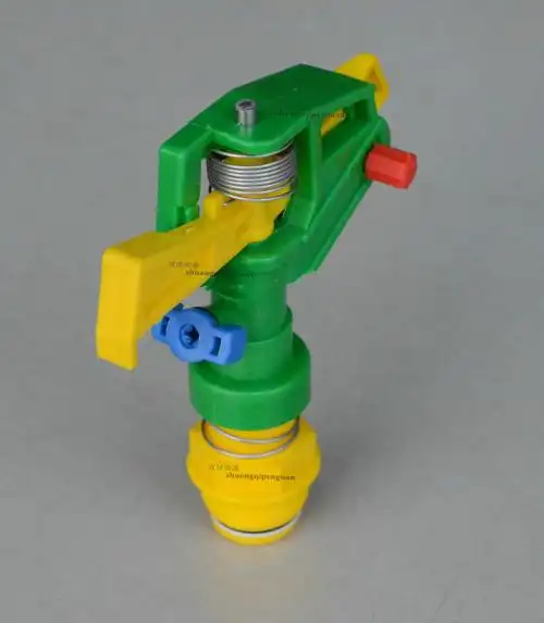 批发6分dn20塑料摇臂旋转式单喷(可调水花) 喷头草坪喷灌 灌溉