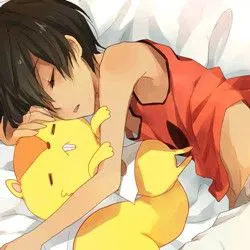 求睡觉姿势动漫男头像