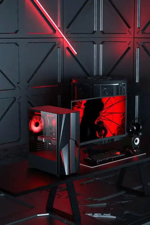 电脑主机场景渲染2