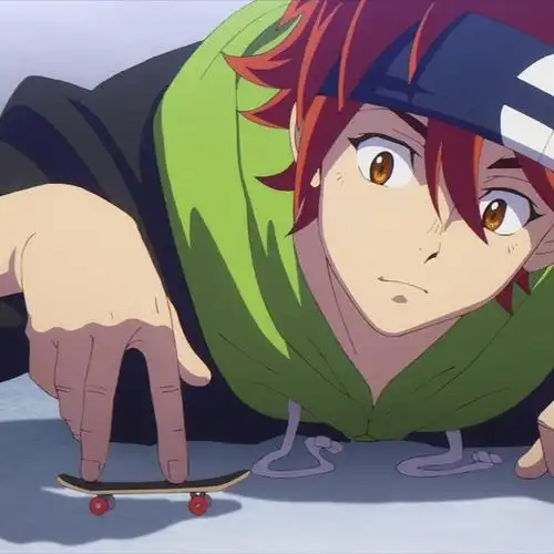 无限滑板钥匙扣 无限滑板sk8手指滑板长板砂纸贴纸定制动漫兰加挂件