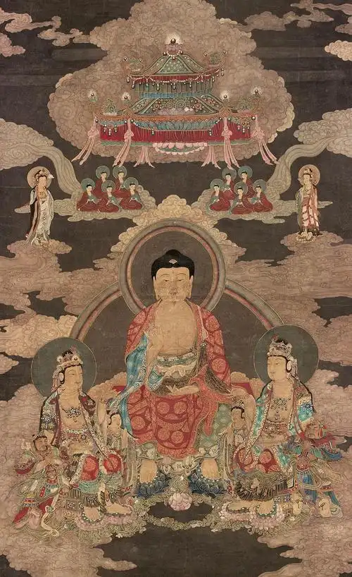 *0590 佛像 立轴 设色绢本