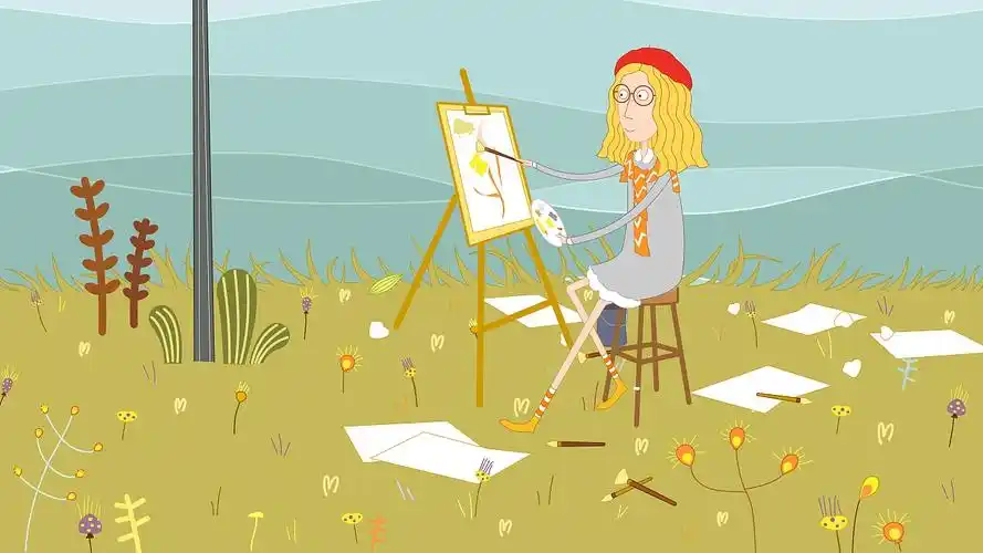 《女画家奇遇记》部分插画及其动画短片|动漫|动画片|emyko - 原创