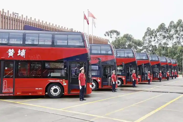 20辆安凯客车打造广州首条纯电动双层巴士观光线路