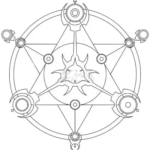 魔法阵怎么画好?魔法阵的绘画教程-名动漫