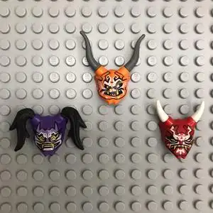 乐高35836 幻影忍者人仔 橙色紫色红色面具 乐高njo3