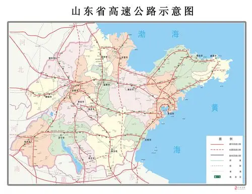 [推荐]山东最新高速公路,铁路线路图,沂水高速2条,铁路3条.