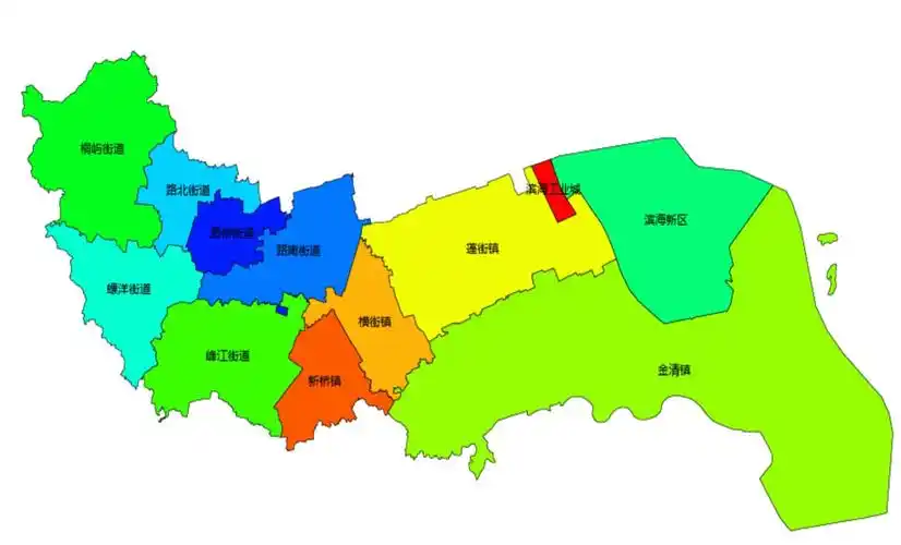毕竟上面已经标上了台州市,地图下面跟椒江区快同城的路桥区也标出来