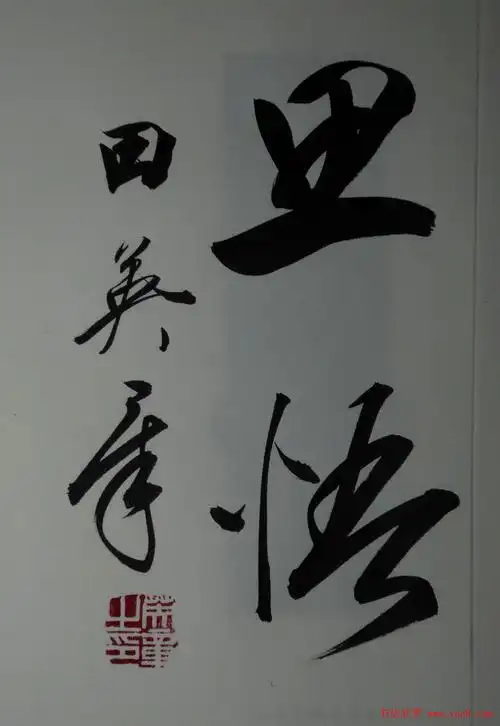 田英章2字行草书法作品第二辑8