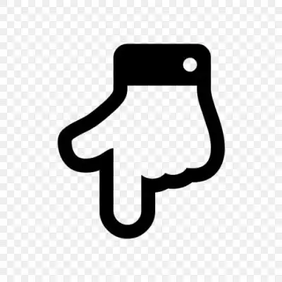 手指方向指示图标