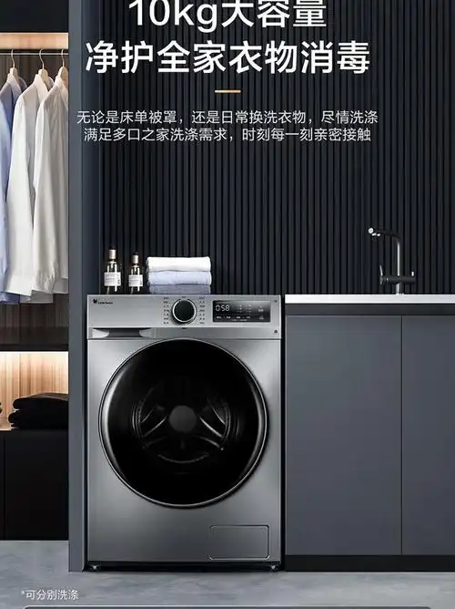 小天鹅littleswan滚筒洗衣机全自动10kg低噪变频tg100vt096wdgy1t