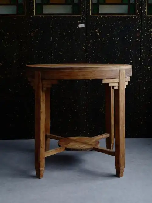 老家具古家具楸木圆桌