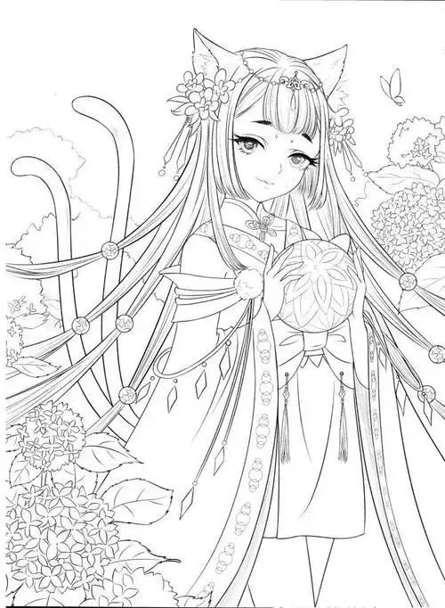 古风人物线稿来袭!_每日讲画-站酷zcool