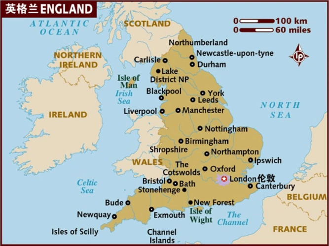 英国大学地理分布