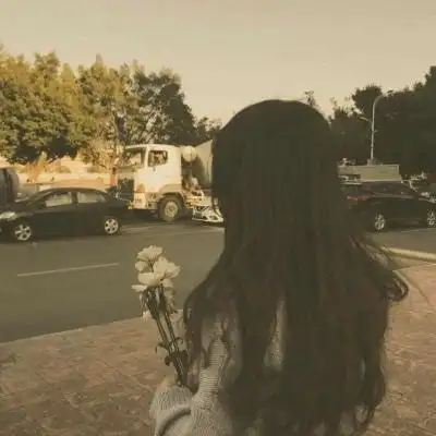 墨女生唯美侧影安之若素冷暖自知阳光很好我亦很好