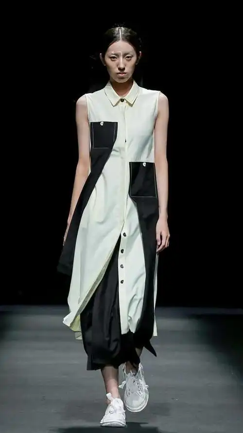 中国国际春夏时装周秀场展示了多元化新风尚潮流时尚服装流行趋势