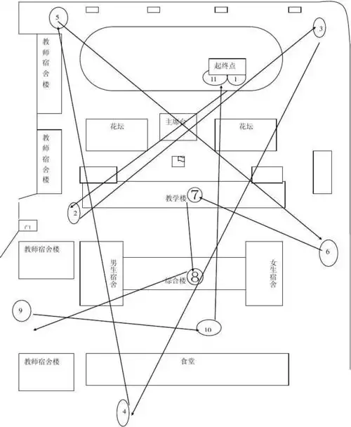 定向运动示意图