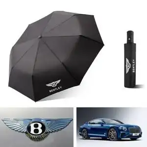 天堂bentley宾利雨伞原厂原装4s店汽车礼品送客户高档全自动3折叠