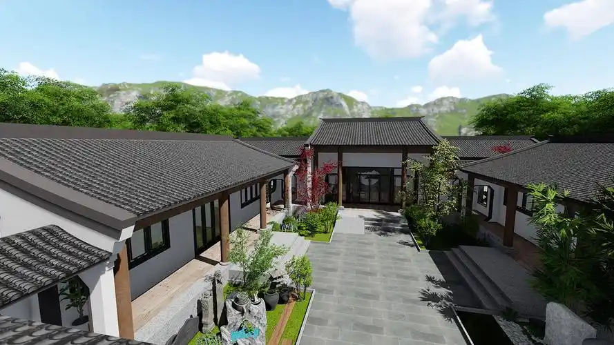 占地26x32一层自建四合院设计全套施工图