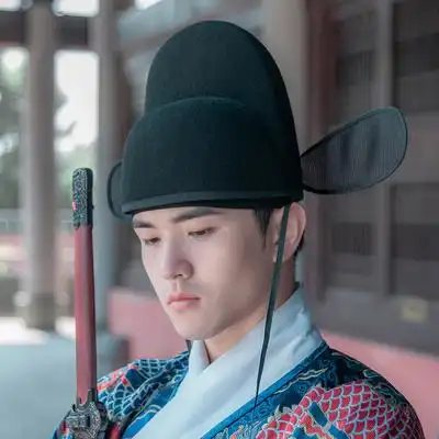 乌纱帽乌衣巷帽子原创明制首服折巾翼善冠男女配饰古代官帽汉服定制