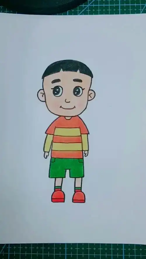 教宝宝画大头儿子